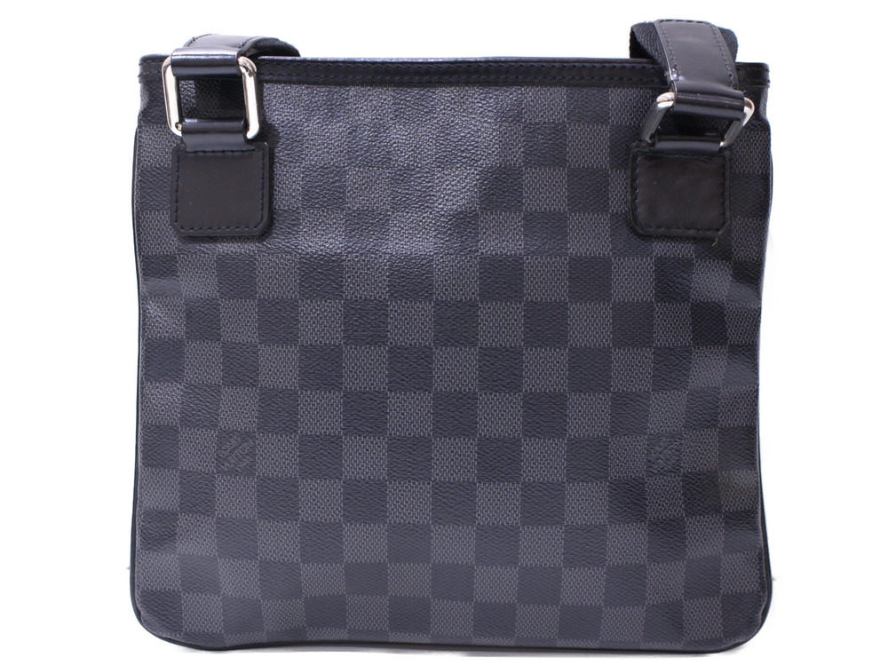 Louis Vuitton Damier Thomas Gray Black Bag Shoulder Graphite Gray Black